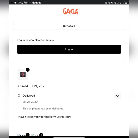 Lady Gaga Autographed Chromatica Album Art - Picture 2 of 2